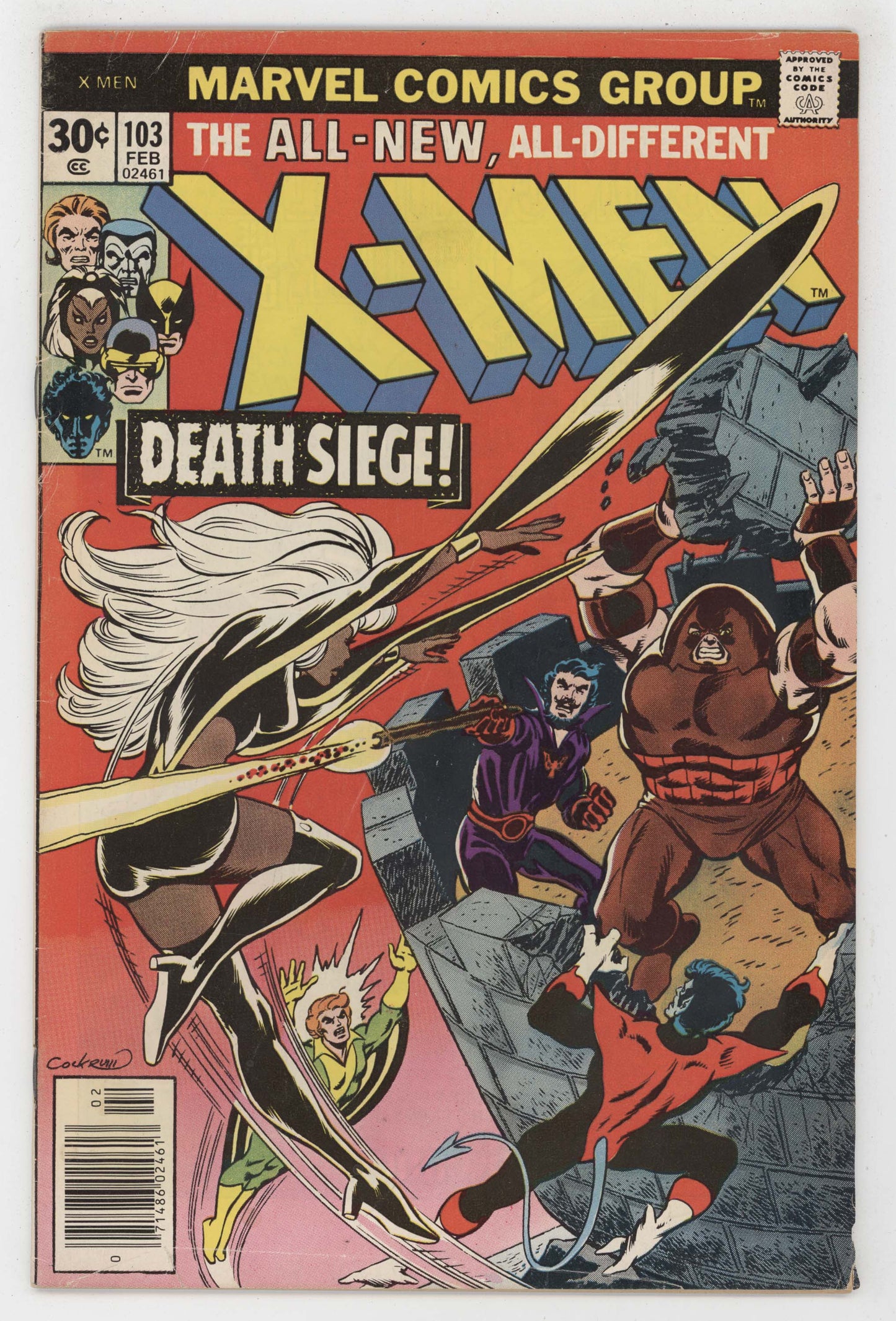 Uncanny X-Men 103 Marvel 1977 VG FN 1st Wolverine Logan Juggernaut Storm - Golden Apple Comics