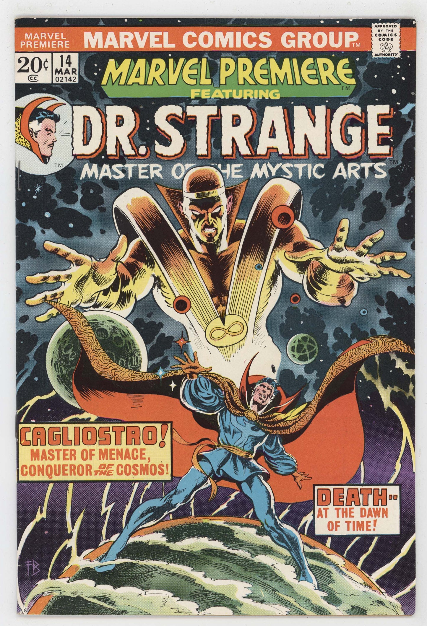 Marvel Premiere 14 1974 VF Dr Strange Frank Brunner