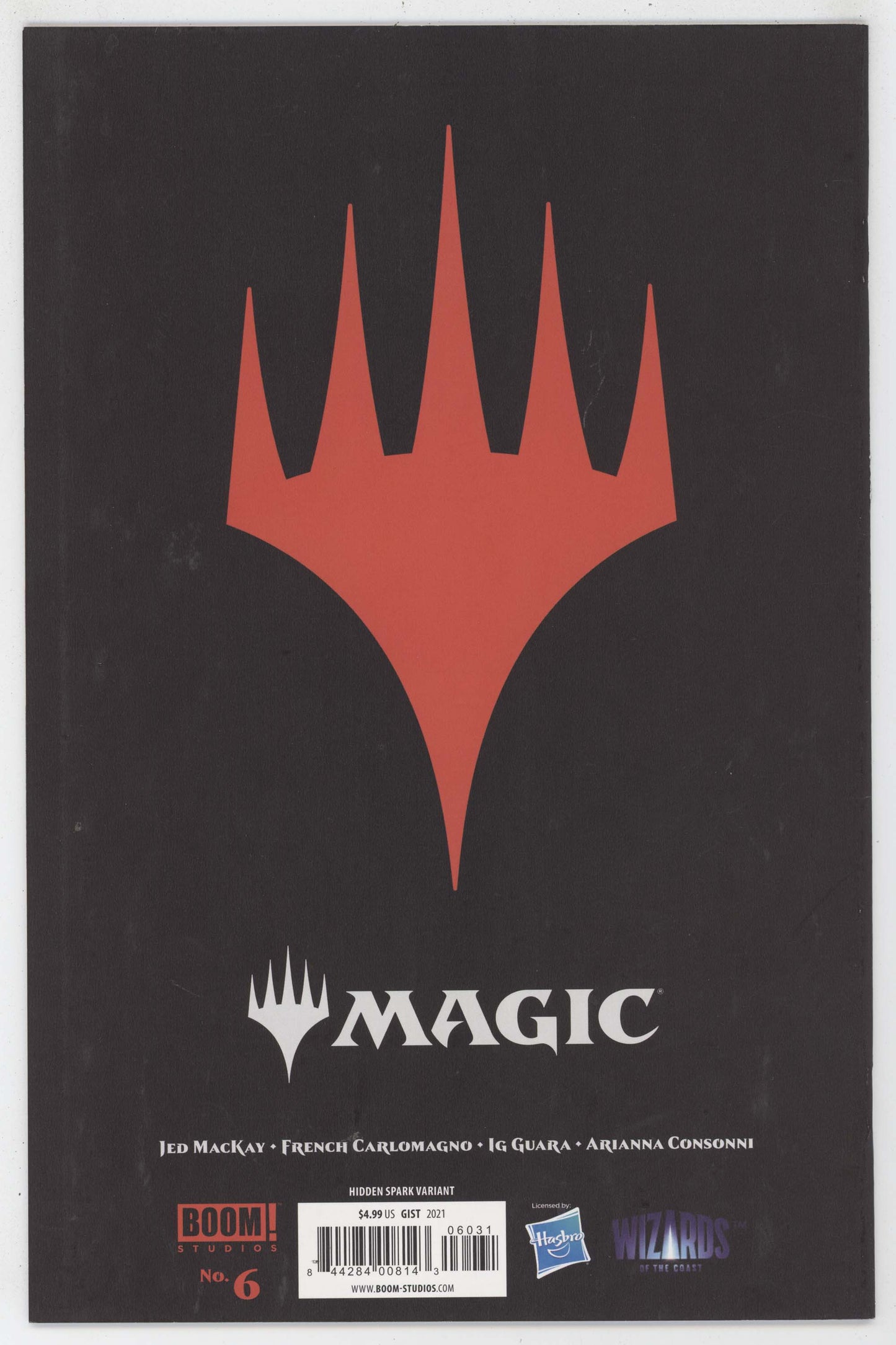 Magic The Gathering MTG 6 Boom 2021 NM EM Gist Hidden Spark Variant