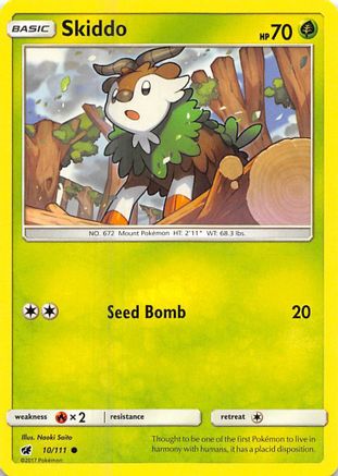 Skiddo 010/111 - SM  Crimson Invasion