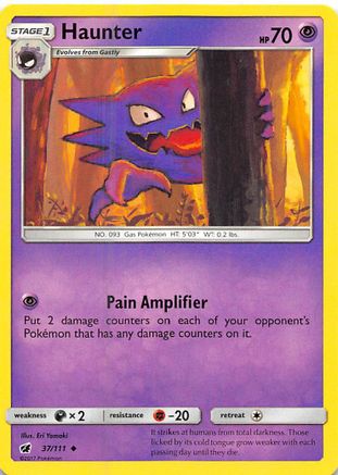 Haunter 037/111 - SM  Crimson Invasion