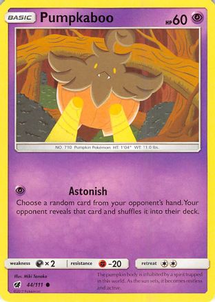 Pumpkaboo 044/111 - SM  Crimson Invasion Reverse Holofoil