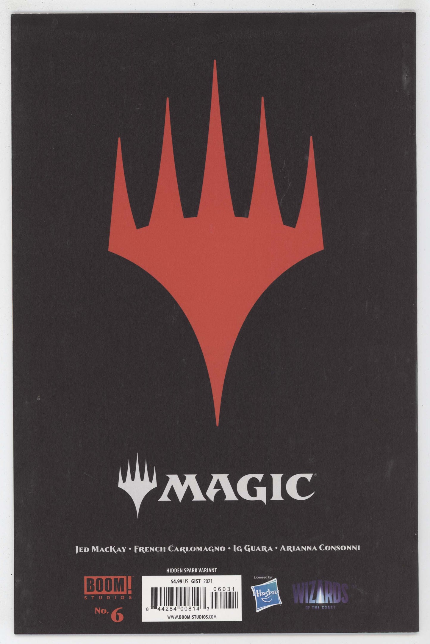 Magic The Gathering MTG 6 Boom 2021 NM EM Gist Hidden Spark Virgin Variant