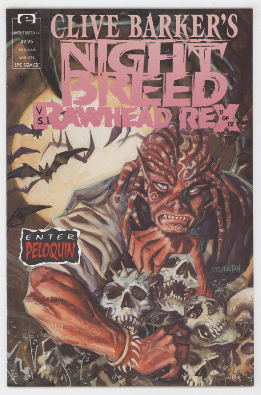 Nightbreed 14 Marvel Epic 1992 NM+ 9.6 Dan Brereton Clive Barker Horror Movie