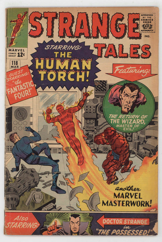 Strange Tales 118 Marvel 1964 VG Doctor Strange Fantastic Four Stan Lee