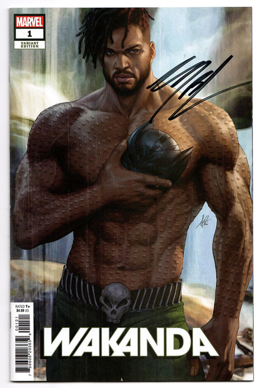 Wakanda #1 B (Of 5) Stanely Lau Artgerm SIGNED Michael B Jordan Variant (10/12/2022) Marvel