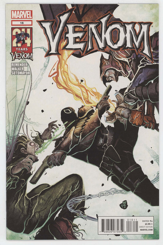 Venom 16 Marvel 2012 VF NM Michael Del Mundo Rick Remender Hobgoblin Morbius