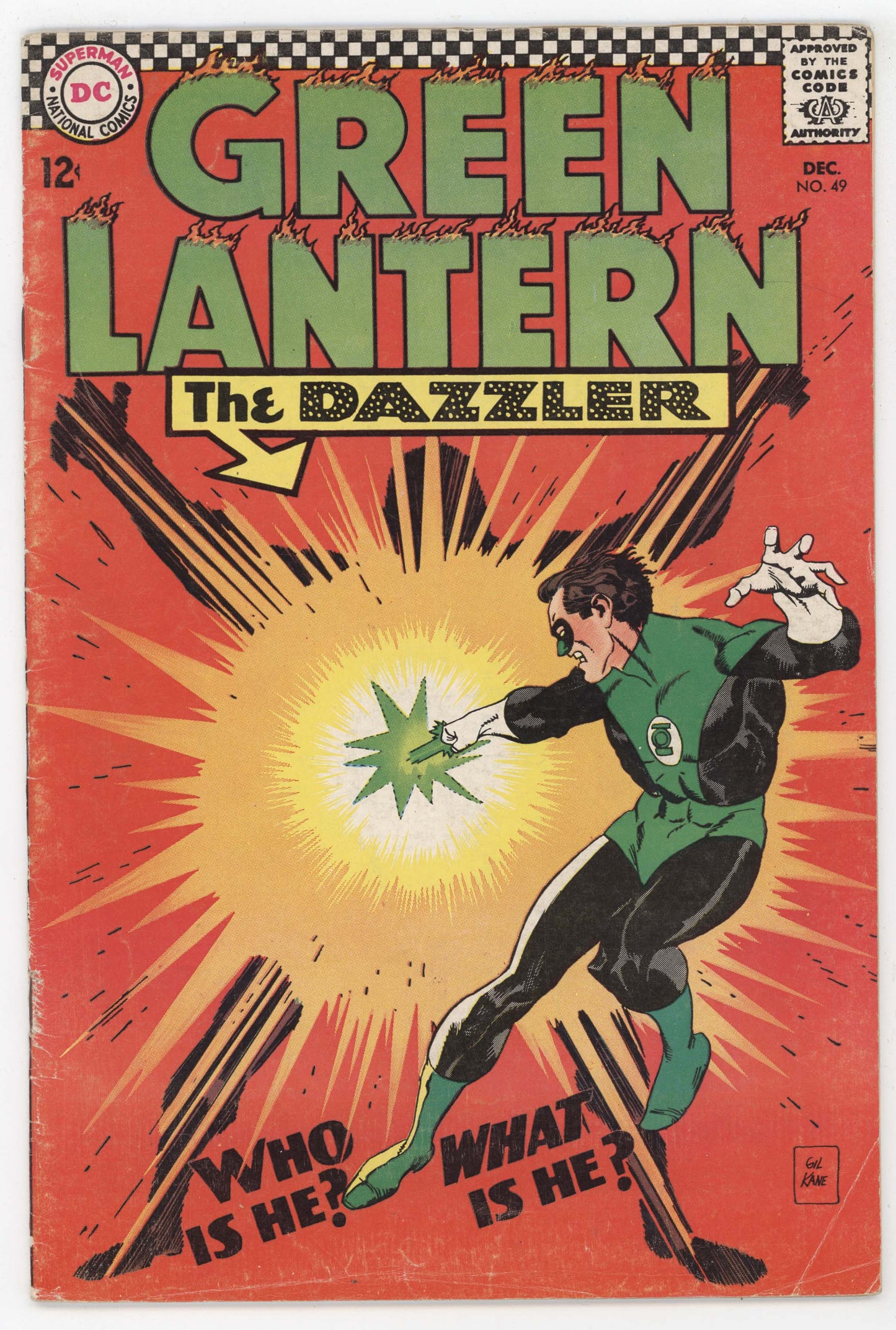 Green Lantern 49 DC 1966 FN Gil Kane John Broome Dazzler