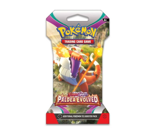 Pokemon Scarlet & Violet Paldea Evolved Sleeved Booster | Skeledirge