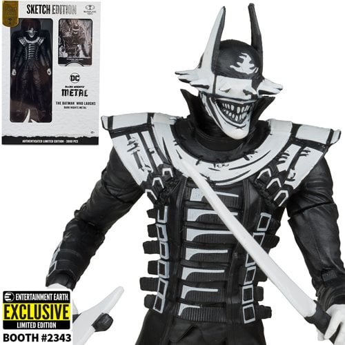 McFarlane Toys DC Multiverse The Batman Who Laughs Sketch Edition Gold Label 7-Inch Scale Action Figure - Entertainment Earth Exclusive