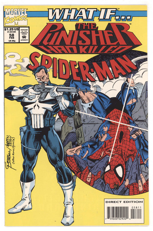 What If 58 2nd Series Marvel 1994 NM- 9.2 Amazing Spider-Man 129 Punisher Killed