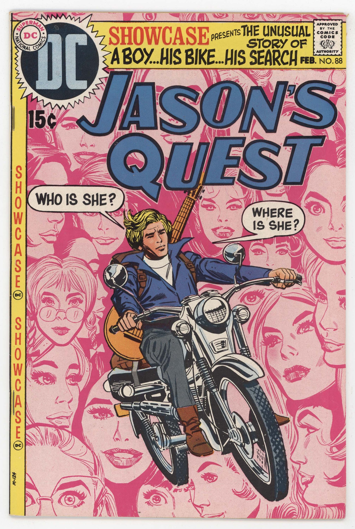 Showcase 88 DC 1970 VF Mike Sekowsky 1st Jason Grant Jason's Quest Motorcycle