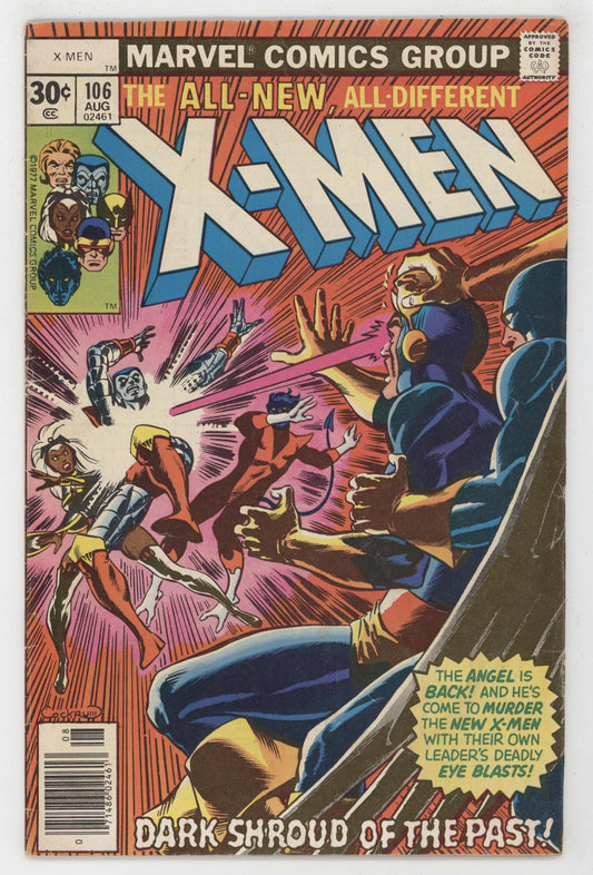 Uncanny X-Men 106 Marvel 1977 FN Wolverine Phoenix Firelord Colossus Storm