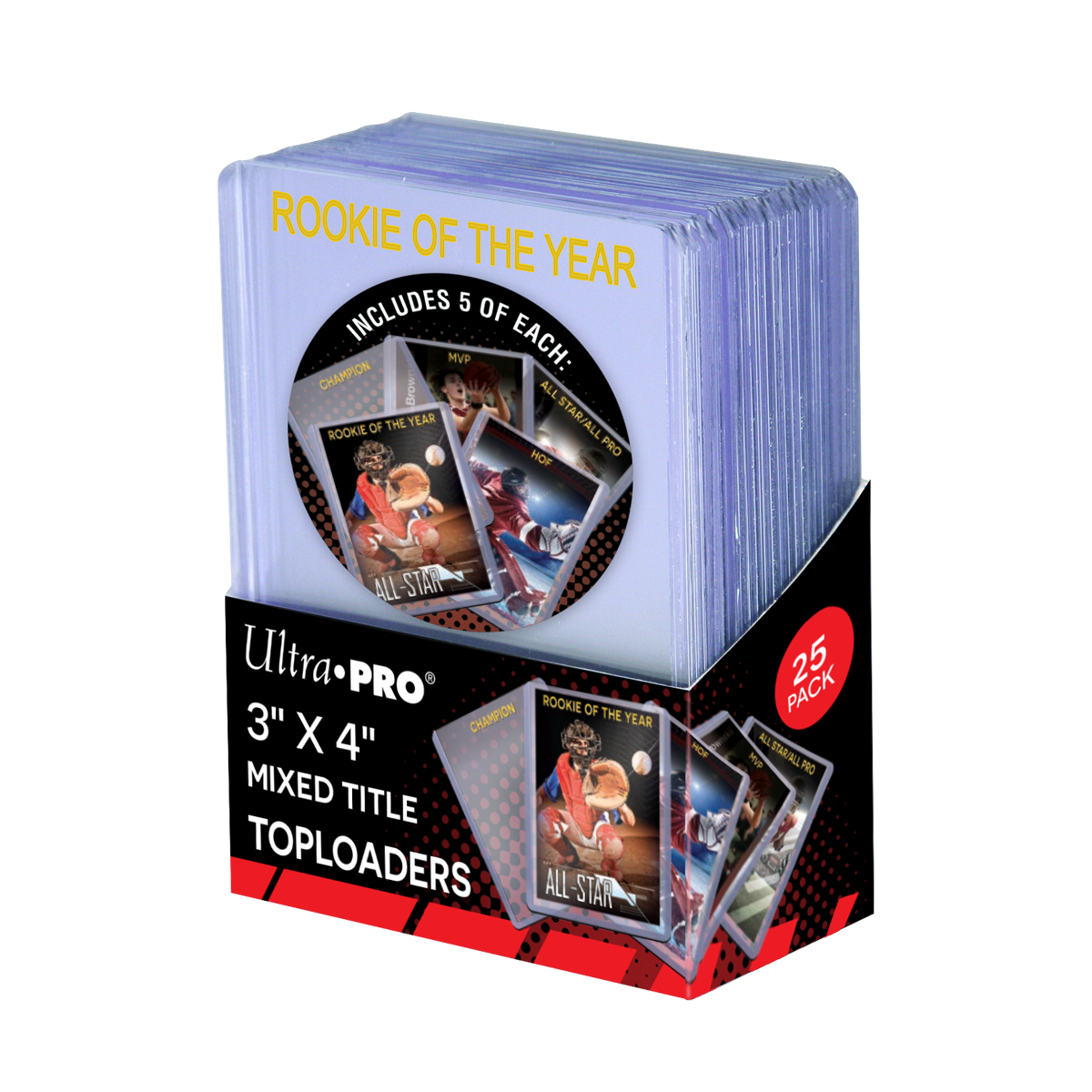 3" x 4" Mixed Title TOPLOADER® Sleeves Bundle (25ct)