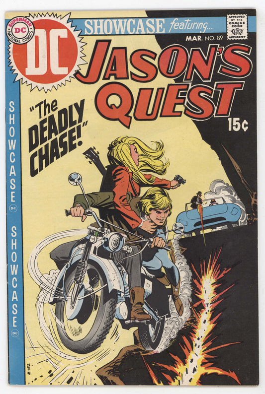 Showcase 89 DC 1970 FN Mike Sekowsky Jason's Quest Motorcycle