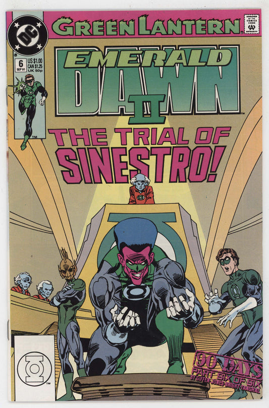 Green Lantern Emerald Dawn II 6 DC 1991 NM Bright