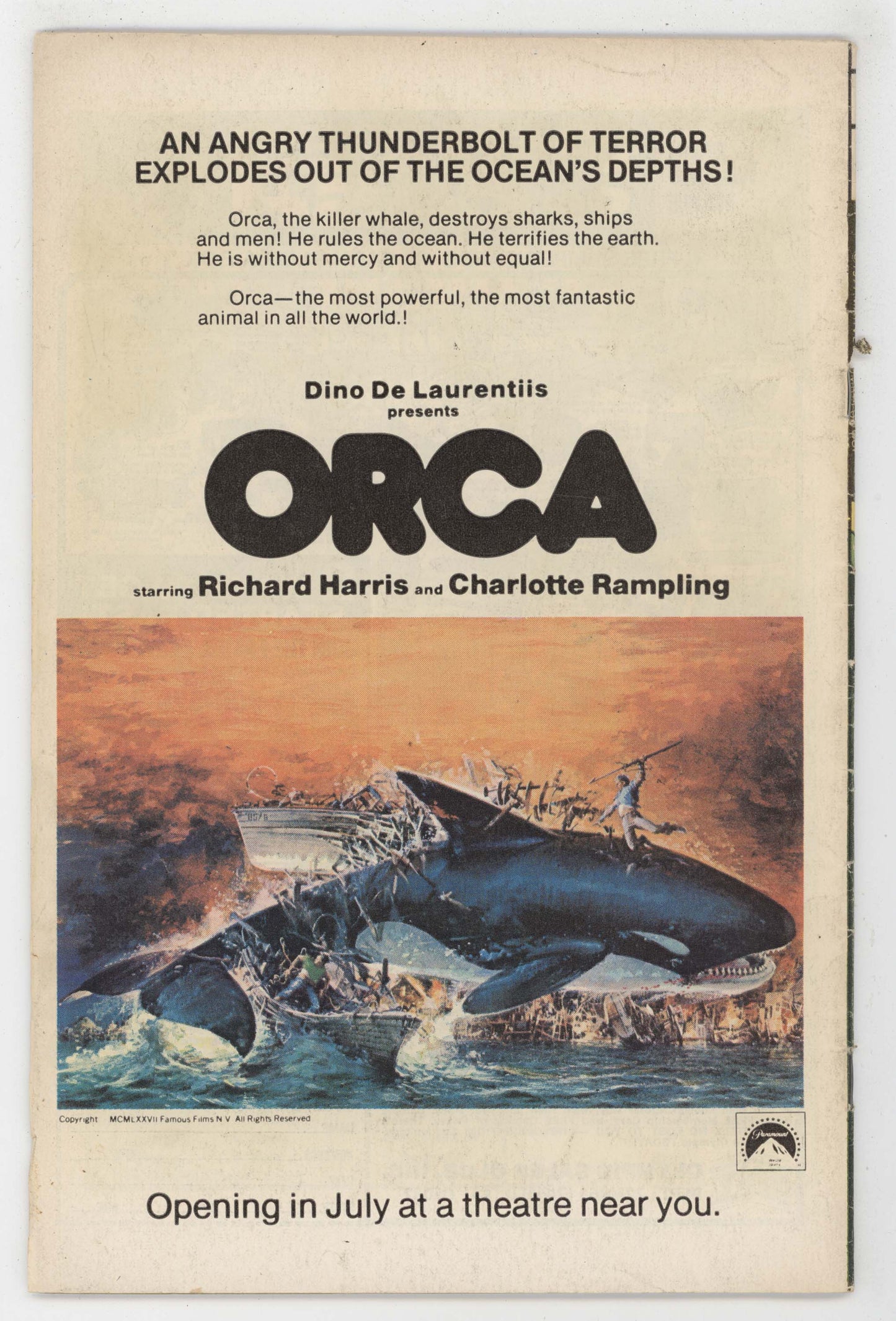 Uncanny X-Men 107 Marvel 1977 FN 1st Starjammers Wolverine Colossus - Golden Apple Comics