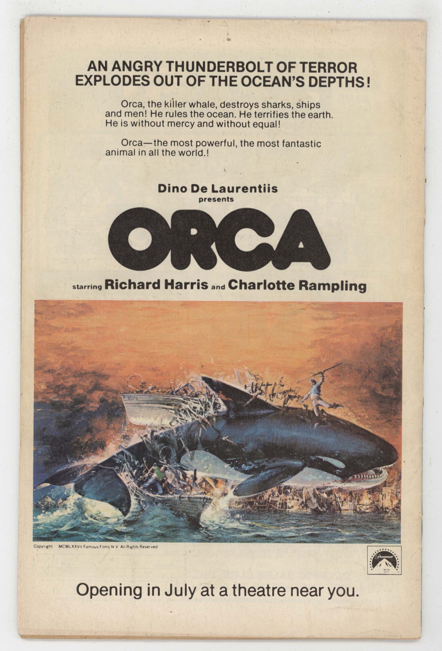 Uncanny X-Men 107 Marvel 1977 FN 1st Starjammers Wolverine Colossus