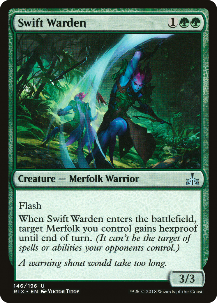 Swift Warden (RIX-146) - Rivals of Ixalan Foil