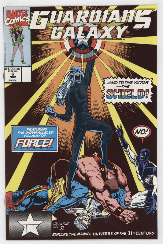 Guardians of the Galaxy 6 Marvel 1990 NM