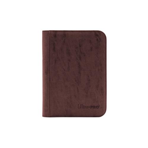 Ultra Pro 4-Pocket Zippered Suede Binder