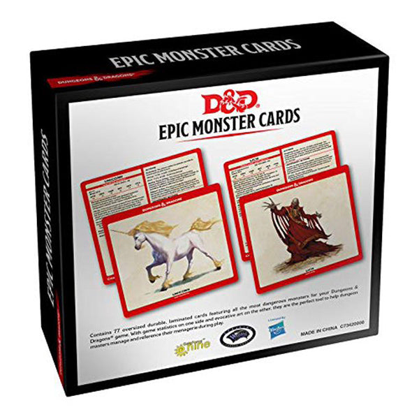 D&D: Monster Cards - Epic Monster Cards - Golden Apple Comics