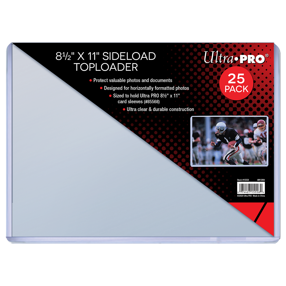 8-1/2" x 11" Side Load TOPLOADER® Sleeves (25ct)