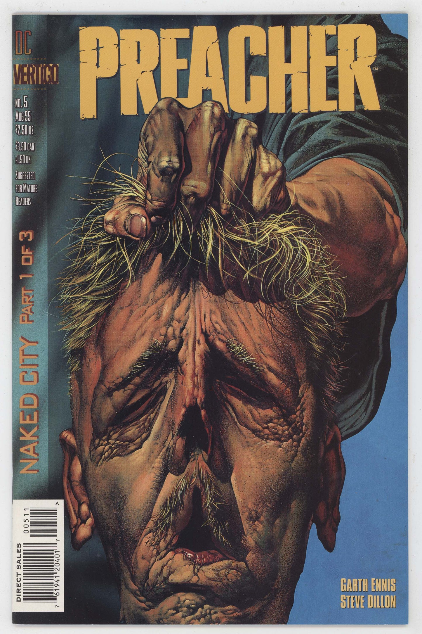 Preacher 5 Vertigo 1995 NM Garth Ennis Steve Dillon AMC TV