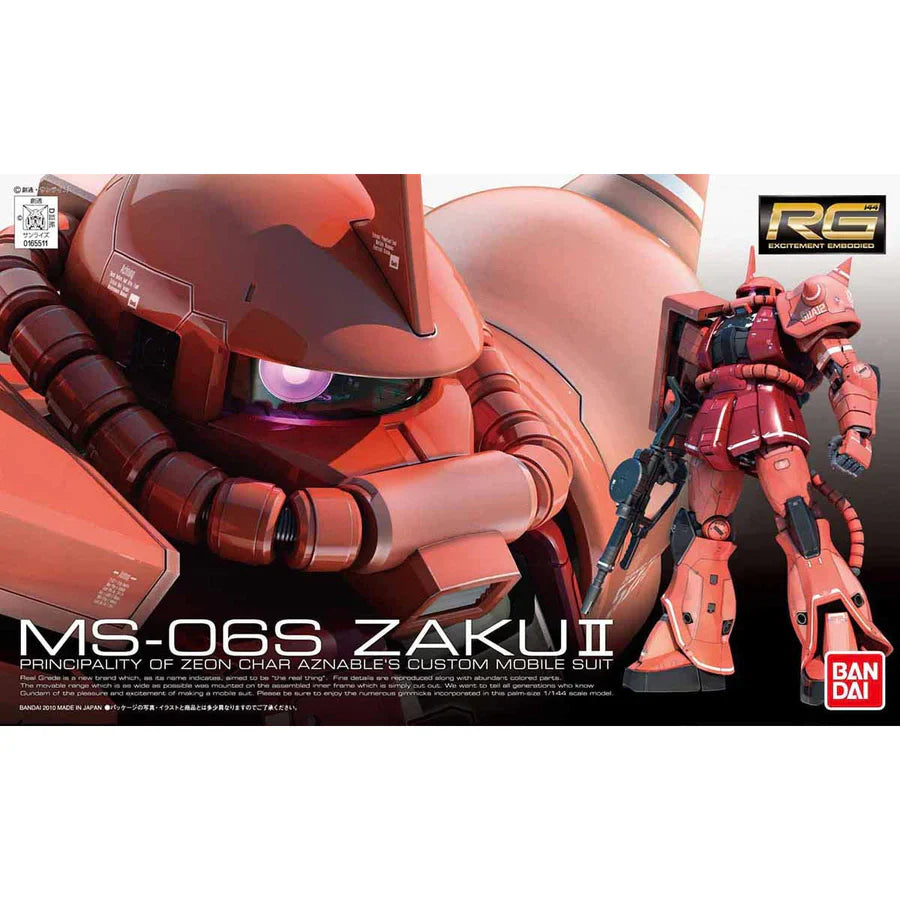 Gundam - RG 1/144 - Mobile Suit Gundam - MS-06S Char's Zaku II - Model Kit - Golden Apple Comics