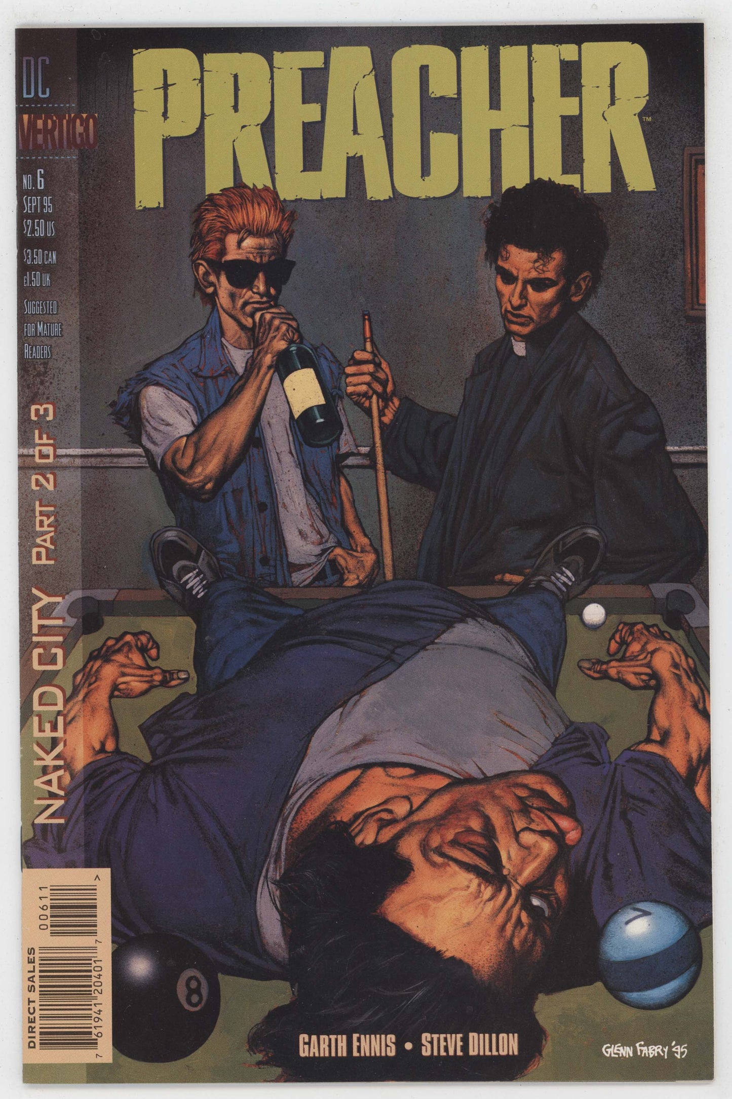 Preacher 6 Vertigo 1995 NM Garth Ennis Steve Dillon AMC TV