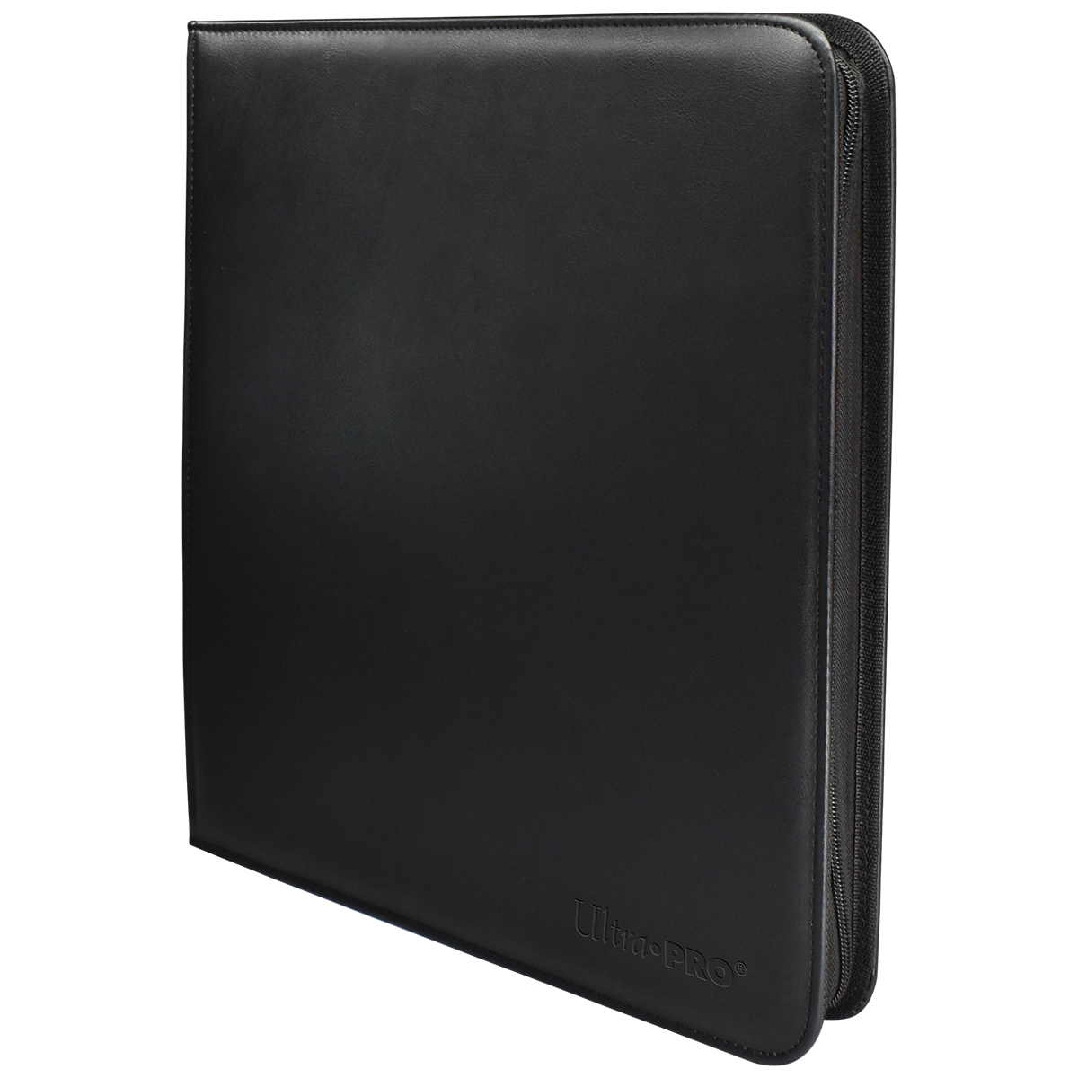 Vivid Black 12-Pocket Zippered PRO-BINDER® Album