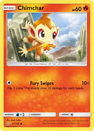 Chimchar 021/156 - SM  Ultra Prism
