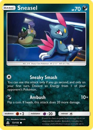 Sneasel 073/156 - SM  Ultra Prism