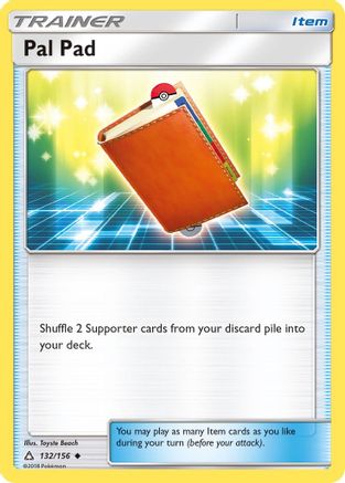 Pal Pad 132/156 - SM  Ultra Prism Reverse Holofoil