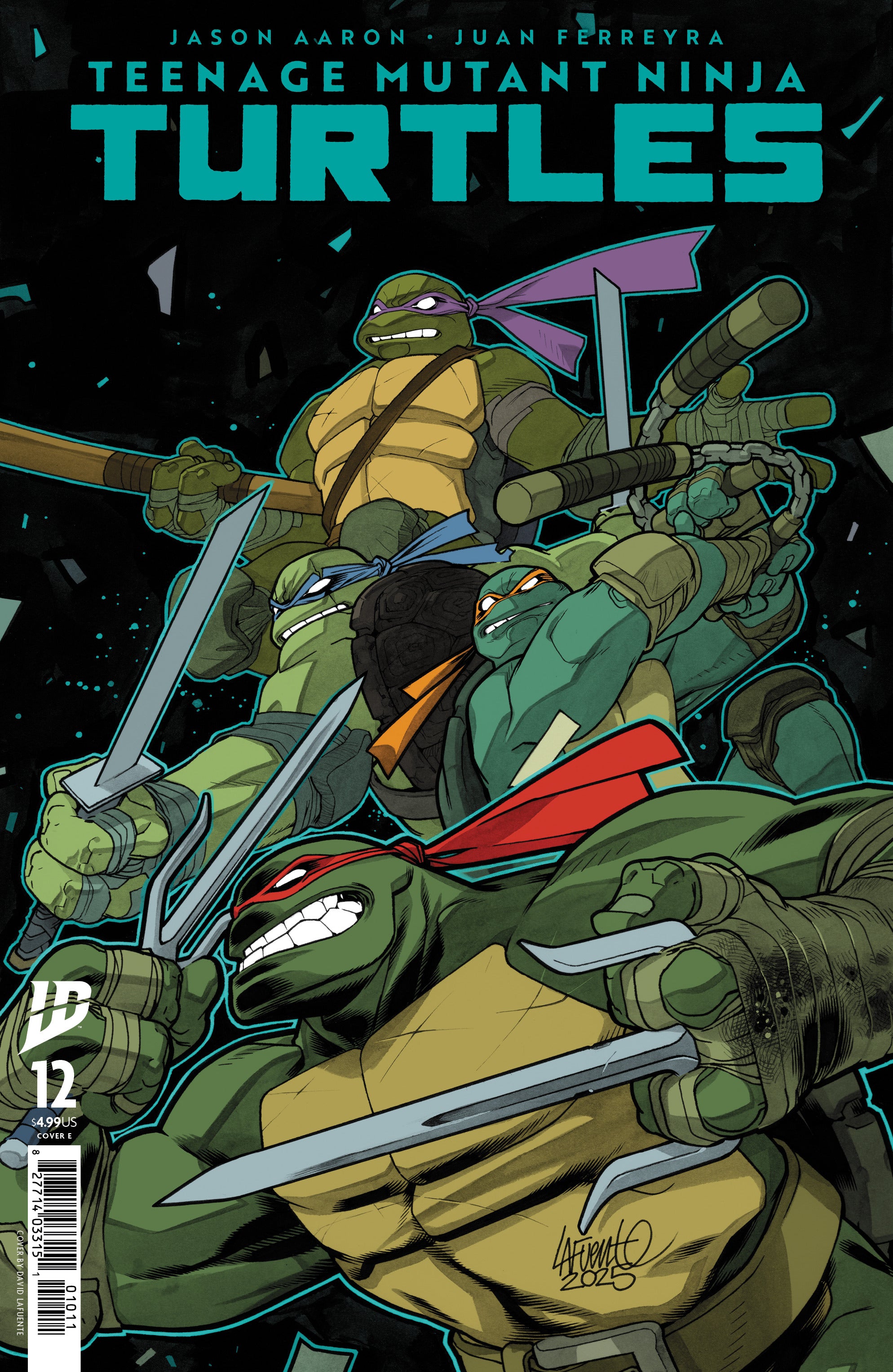 Teenage Mutant Ninja Turtles #12 E David Lafuente (10/08/2025) Idw