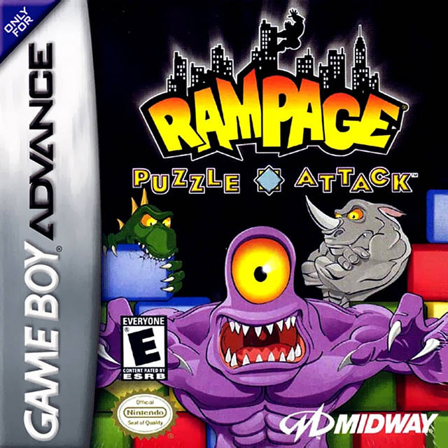 Rampage: Puzzle Attack (Gameboy Advance)