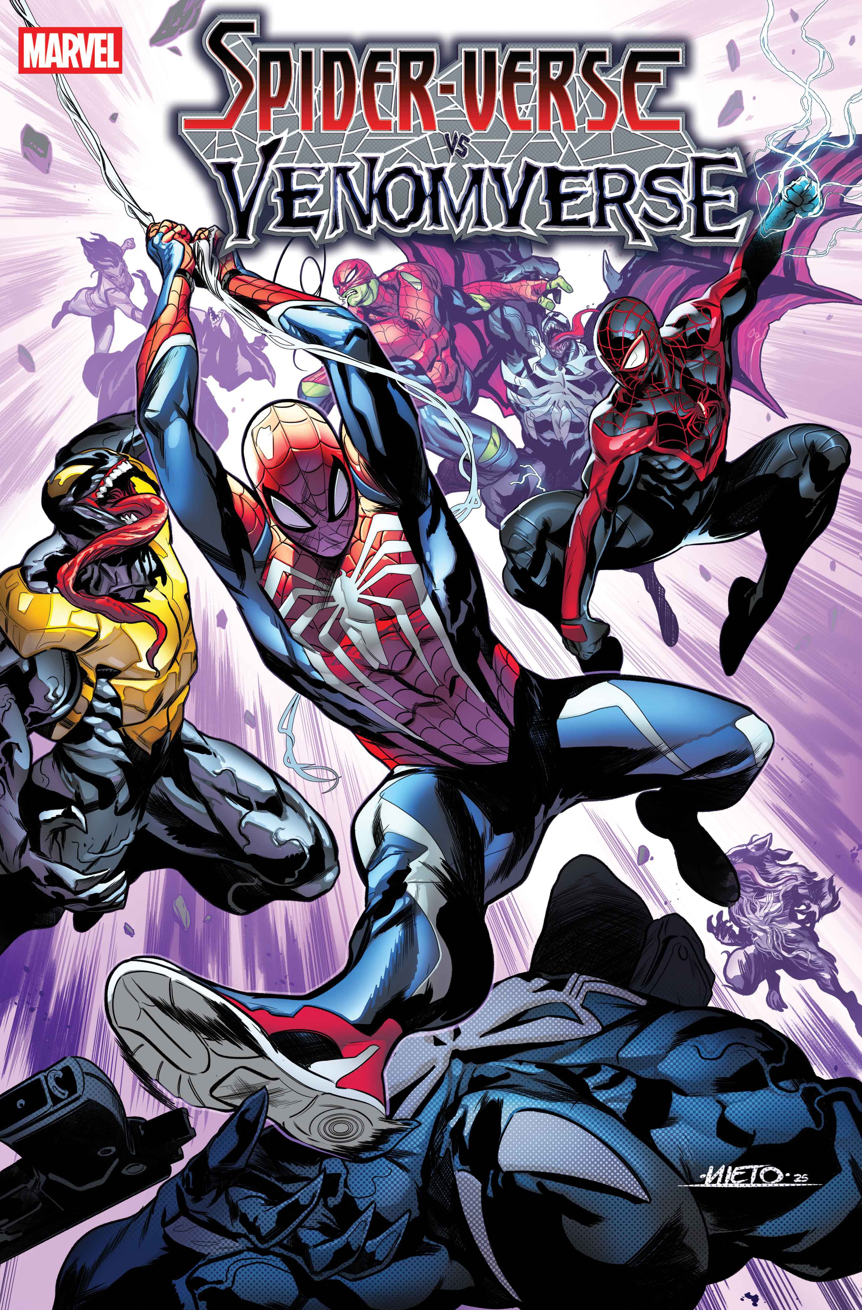 SPIDER-MEN & VENOMVERSE 全5巻セット Spider-Verse Vs Venomverse #5 B Carlos Nieto Variant (09/10/2025) Marv