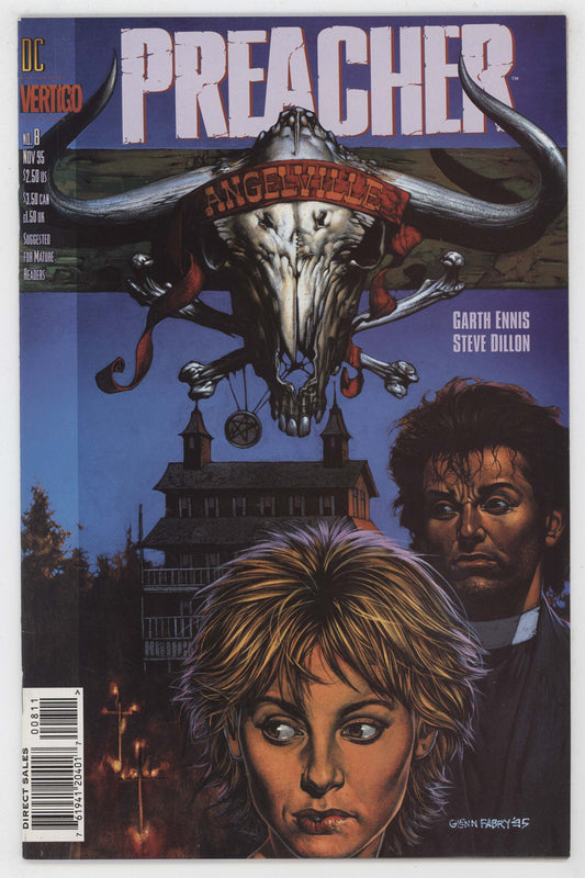 Preacher 8 Vertigo 1995 NM Garth Ennis Steve Dillon AMC TV