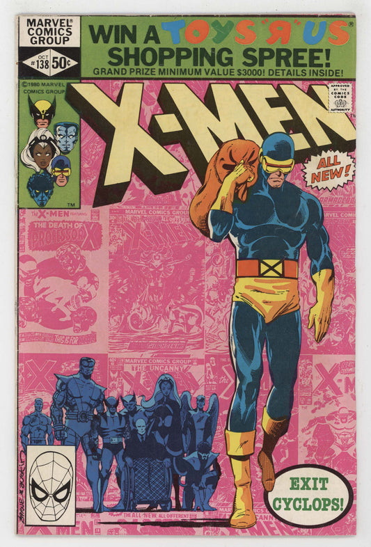 Uncanny X-Men 138 Marvel 1980 FN Wolverine Cyclops Colossus
