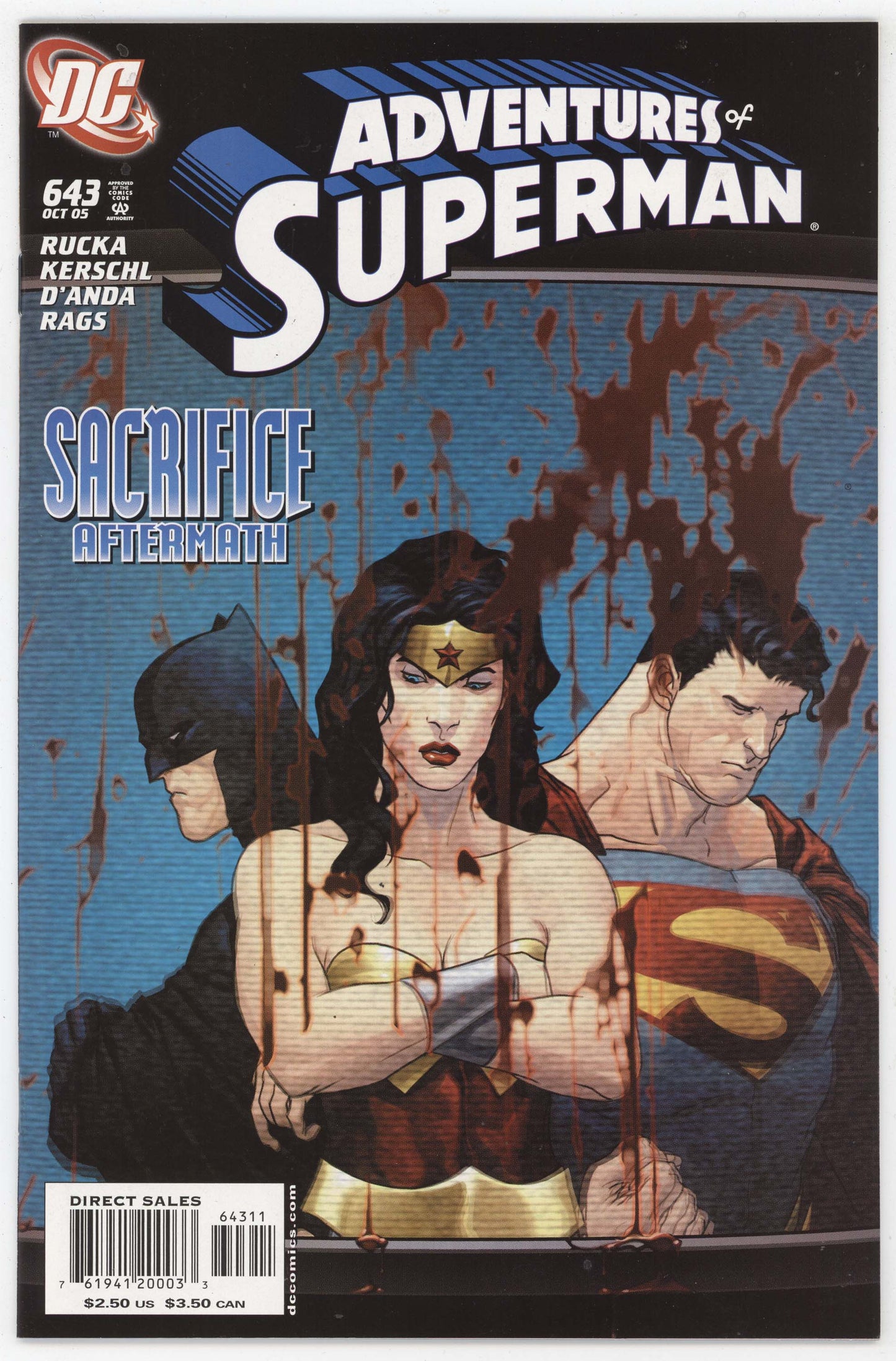 Adventures of Superman 643 DC 2005 NM Karl Kerschl Batman Wonder Woman