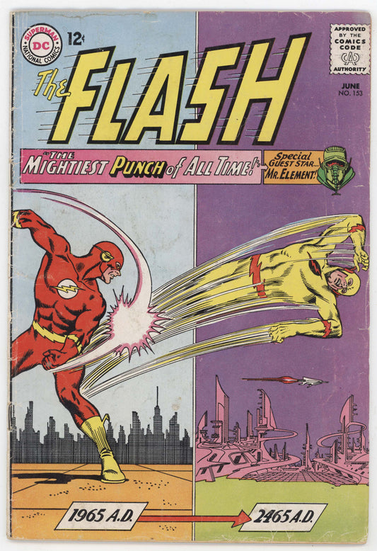 Flash 153 DC 1965 VG Carmine Infantino 3rd Reverse Flash Professor Zoom