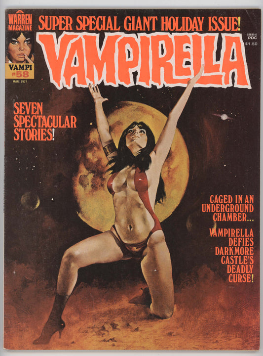Vampirella 58 Warren 1977 VF Enrich Torres GGA Magazine