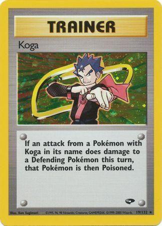 Koga 019/132 - Gym Challenge Unlimited Holofoil