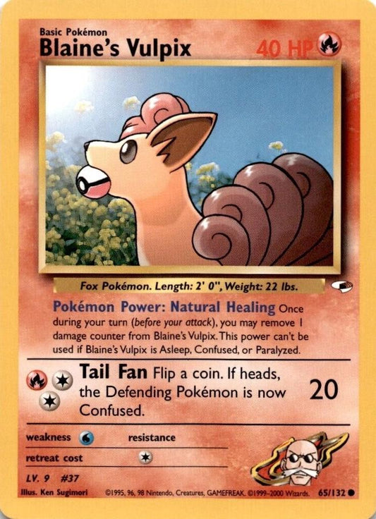 Blaine's Vulpix 065/132 - Gym Heroes Unlimited
