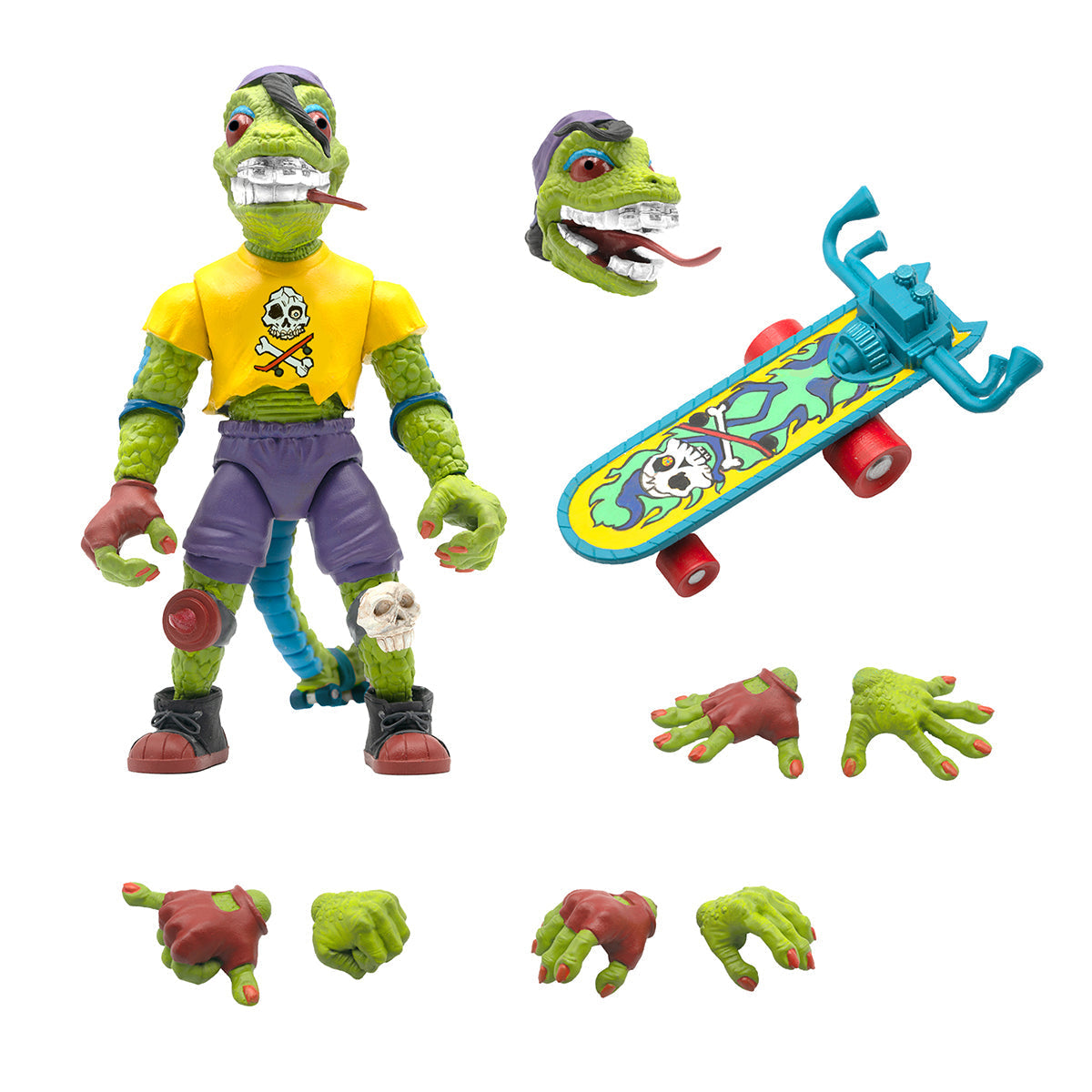 Super7 x Teenage Mutant Ninja Turtles Ultimates Mondo Gecko Wave 4 Action Figure TMNT