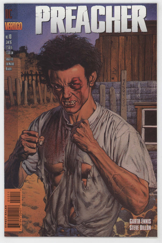 Preacher 10 Vertigo 1996 NM Garth Ennis Steve Dillon Glenn Fabry AMC