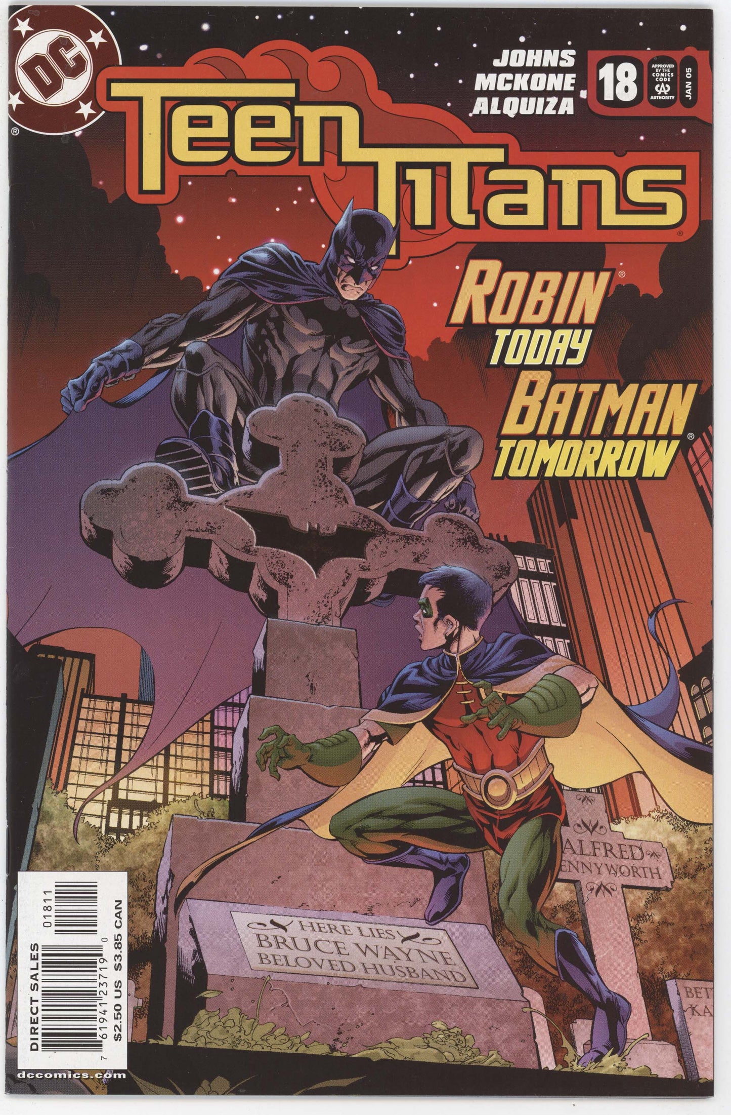 Teen Titans 18 DC 2003 NM Mike McKone Batman Robin