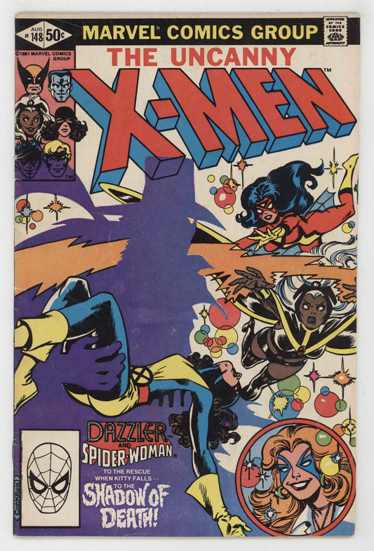 Uncanny X-Men 148 Marvel 1981 FN 1st Caliban Dazzler Spider-Woman Wolverine