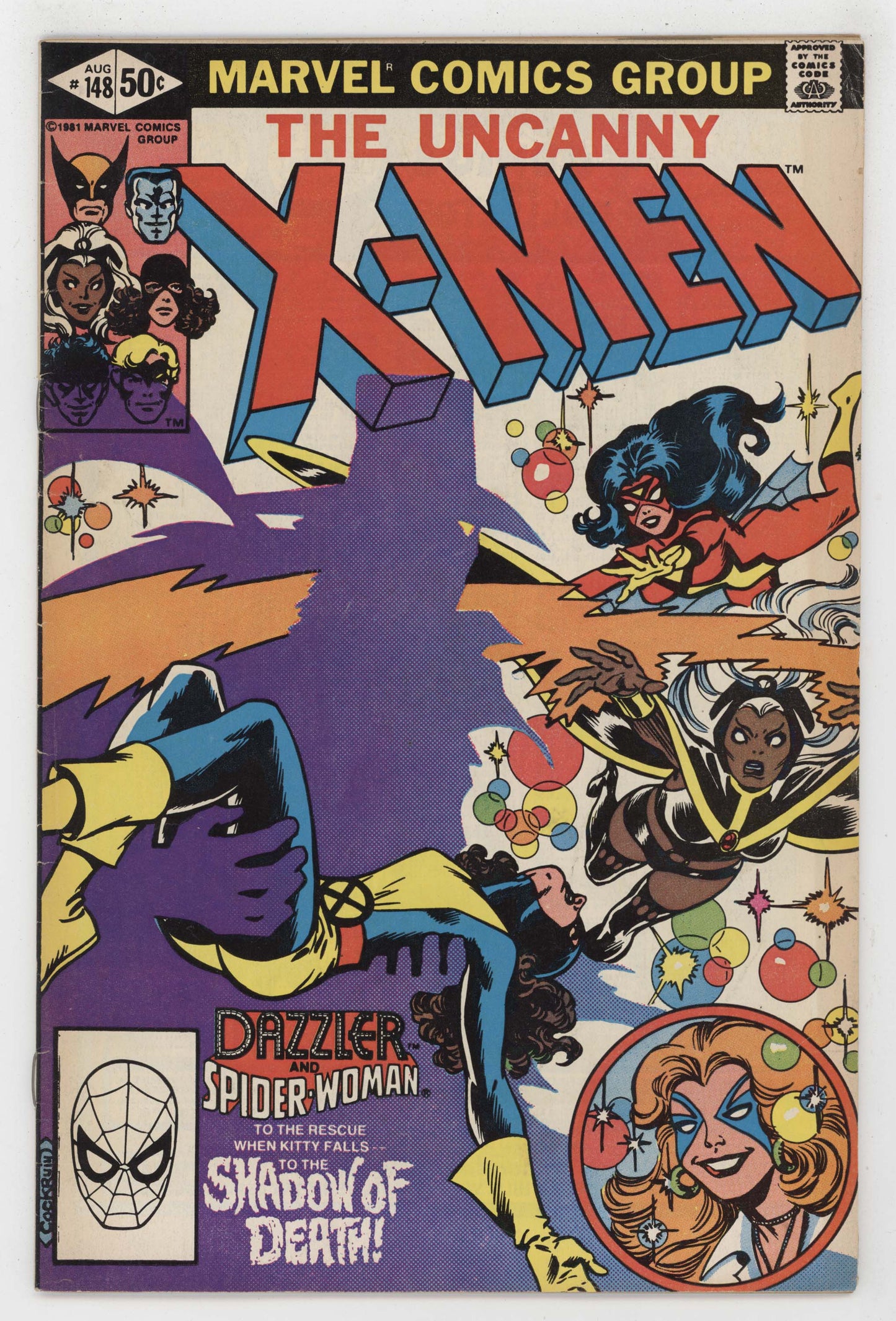 Uncanny X-Men 148 Marvel 1981 VG FN 1st Caliban Dazzler Spider-Woman Wolverine