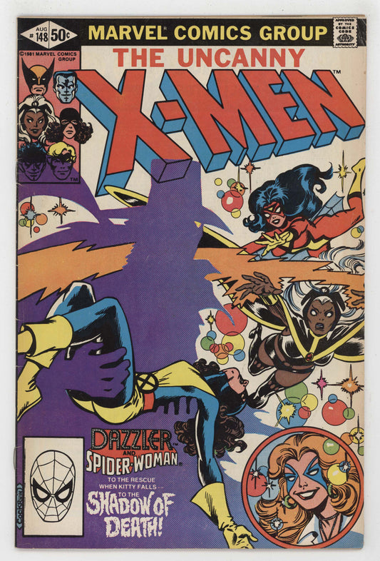 Uncanny X-Men 148 Marvel 1981 VG FN 1st Caliban Dazzler Spider-Woman Wolverine